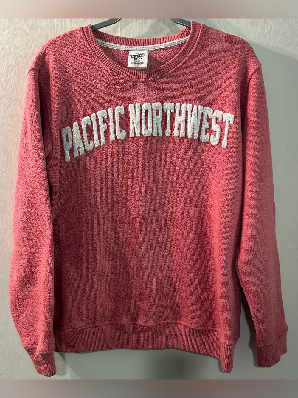Pacific & Co. Pink Crewneck Sweater
“Pacific Northwest” Size S